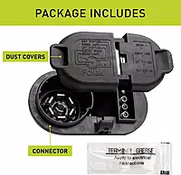 Hopkins Towing Solutions 40974 Multi-Tow Exact Fit OE replacement 7 Blade and 4 Flat Connector, Compatible with Selected Models, (Please Verify VEHICLE APPLICATION)