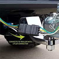 Hopkins Towing Solutions 43575 Plug-In Simple Vehicle Wiring Kit, Black