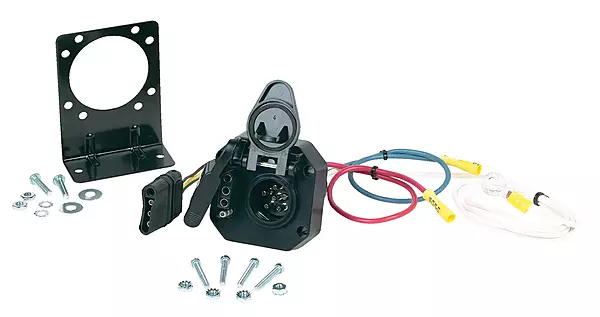 Hopkins Towing Solutions Hopkins 47175 Multi-Tow 4 Flat to 6 Round and 4 Flat Adapter