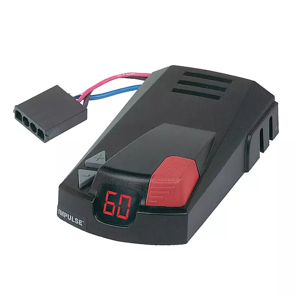 Hopkins 47235 Impulse Plug-in Simple Brake Control, Mounts At Any Angle, Controls Up To 6 Trailer Brakes