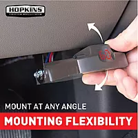 Hopkins 47235 Impulse Plug-in Simple Brake Control, Mounts At Any Angle, Controls Up To 6 Trailer Brakes