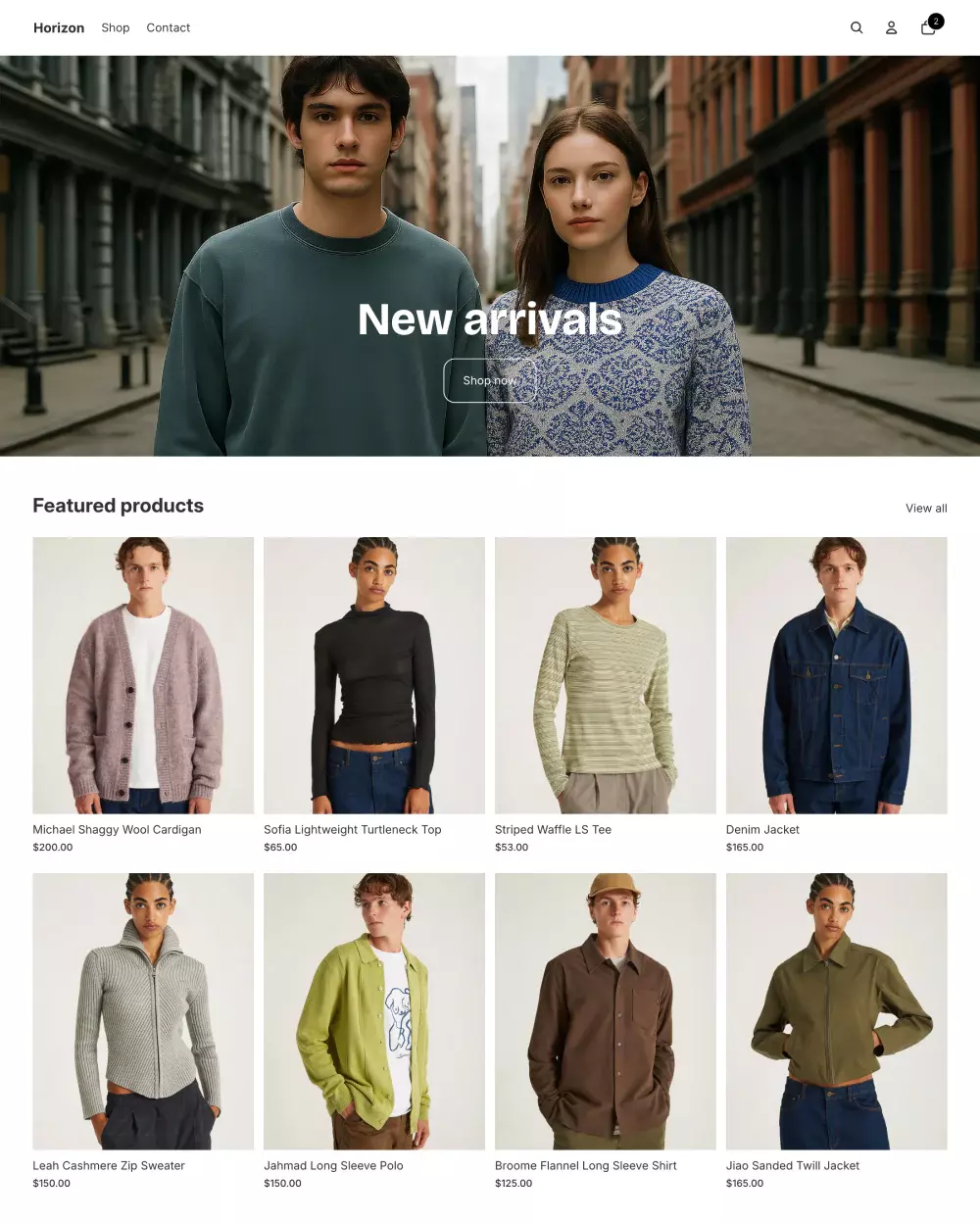 Shopify Website Design & Development - Startup