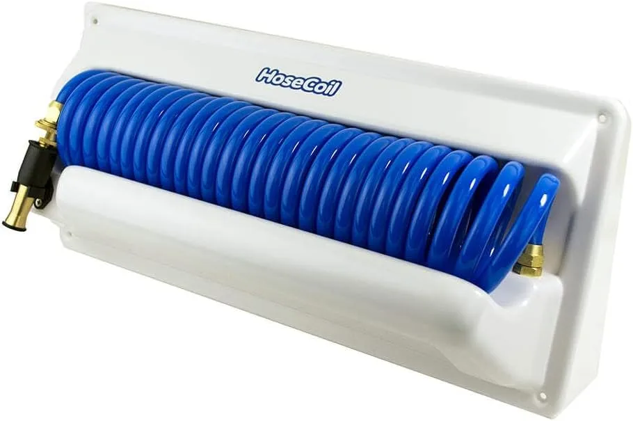 HoseCoil Horizontal Mount Enclosure w/Additional 5' Feeder Hose