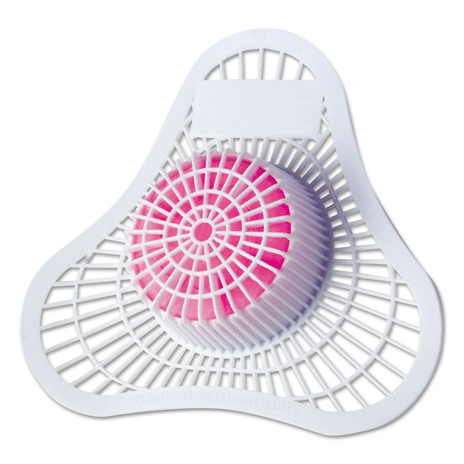 HOSPECO Health Gards Urinal Screen With Non-Para Block, Cherry Scent, White/pink, Cherry, Dozen