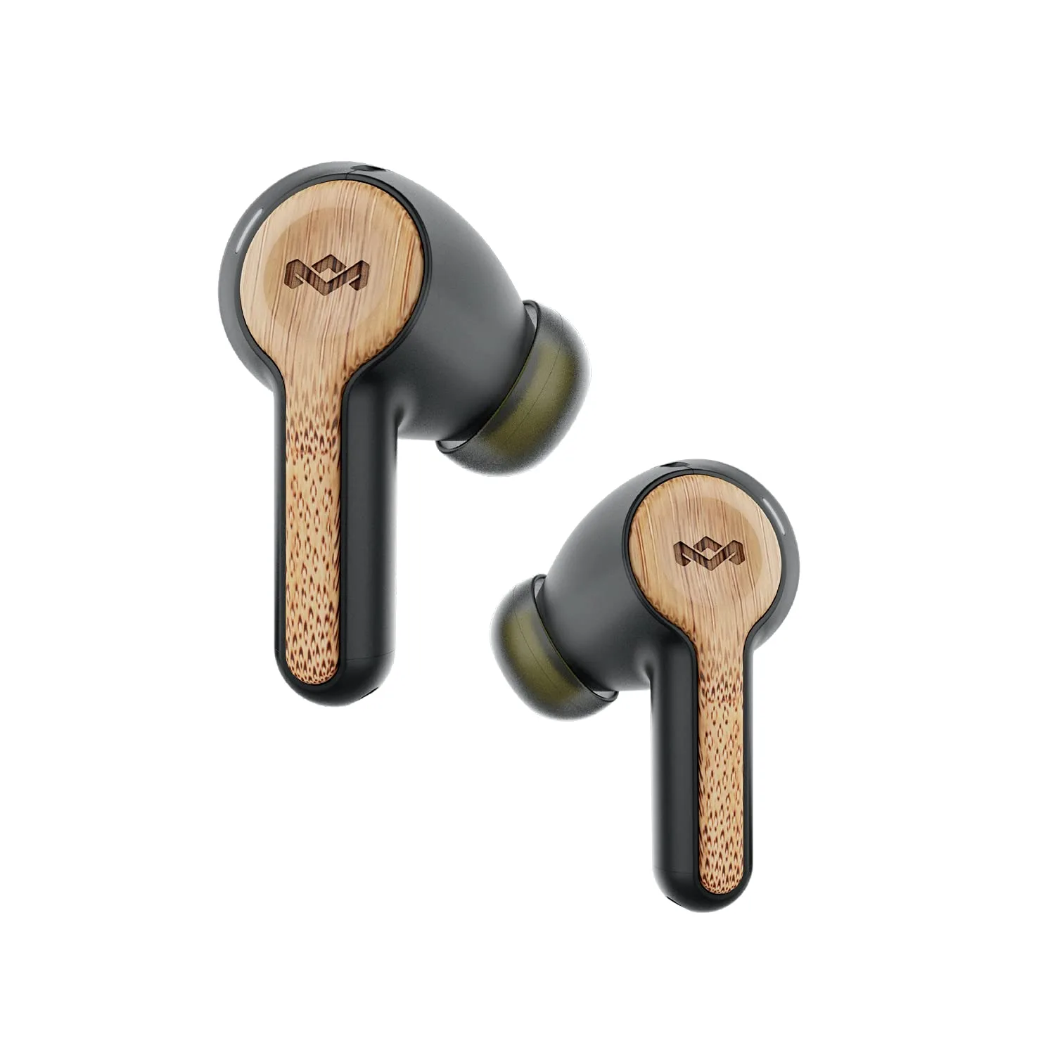 House of Marley Rebel True Wireless Earbuds with Microphone, Bluetooth 5.0, 8-Hour Battery