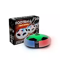 Gooyo Hover Football with LED Lights | Indoor Floating Air Soccer Ball for Kids - Green