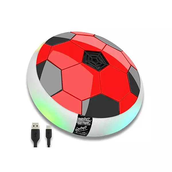 Gooyo GY-3141CH C-Type USB Rechargebale Floating Hover Football with Colorful Flash Light Effect