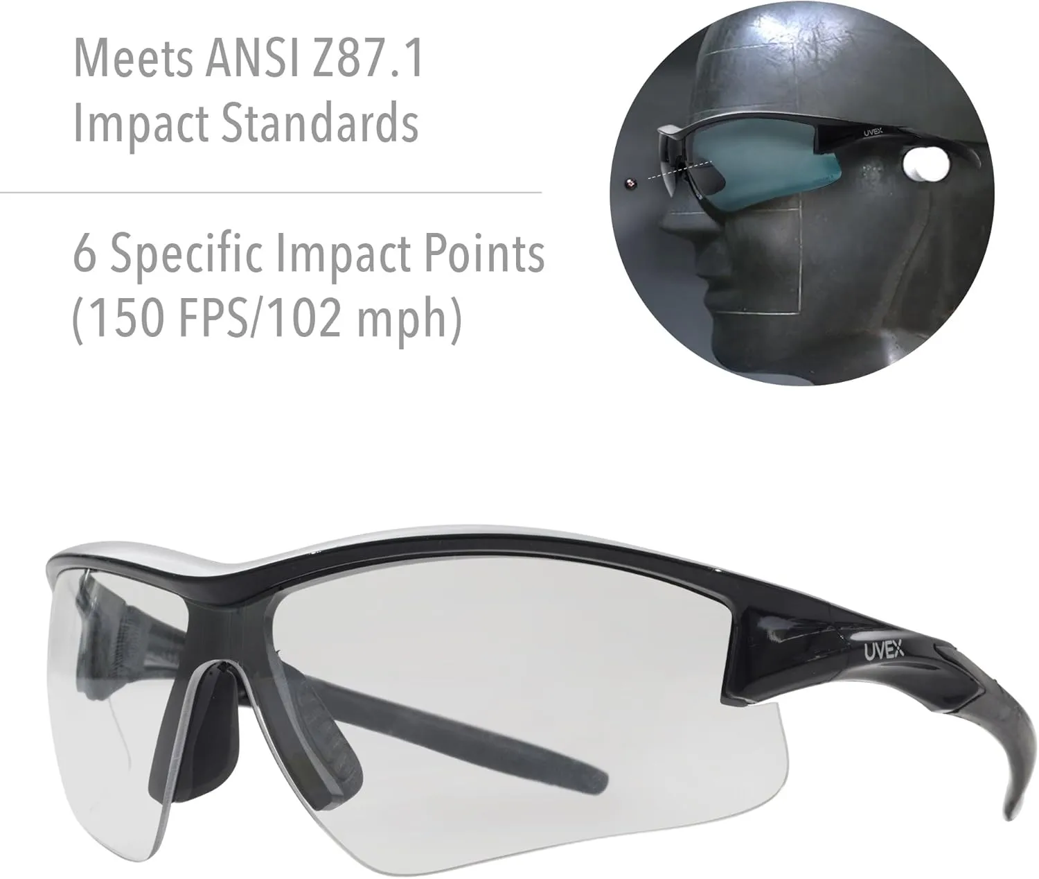 Howard Leight by Honeywell Uvex Acadia Shooting Glasses