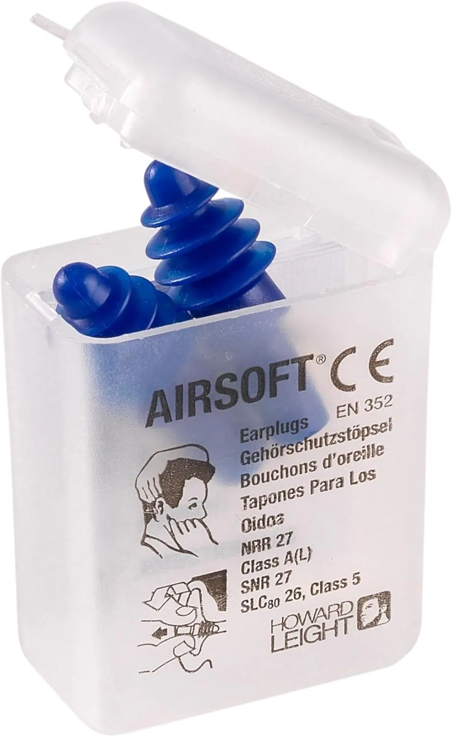 Howard Leight AS-1 Ear Plugs, 8" Height, 5" Width, 8.19" Length