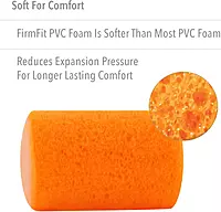 Howard Leight by Honeywell FirmFit Disposable Foam Earplugs, Polybag, 200-Pairs (FF-1) , Orange 200 Pairs