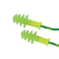 Howard Leight by Honeywell Fusion Corded Reusable Small Earplugs, 100-Pairs (FUS30S-HP) Small, 100 Pairs