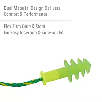 Howard Leight by Honeywell Fusion Corded Reusable Small Earplugs, 100-Pairs (FUS30S-HP) Small, 100 Pairs