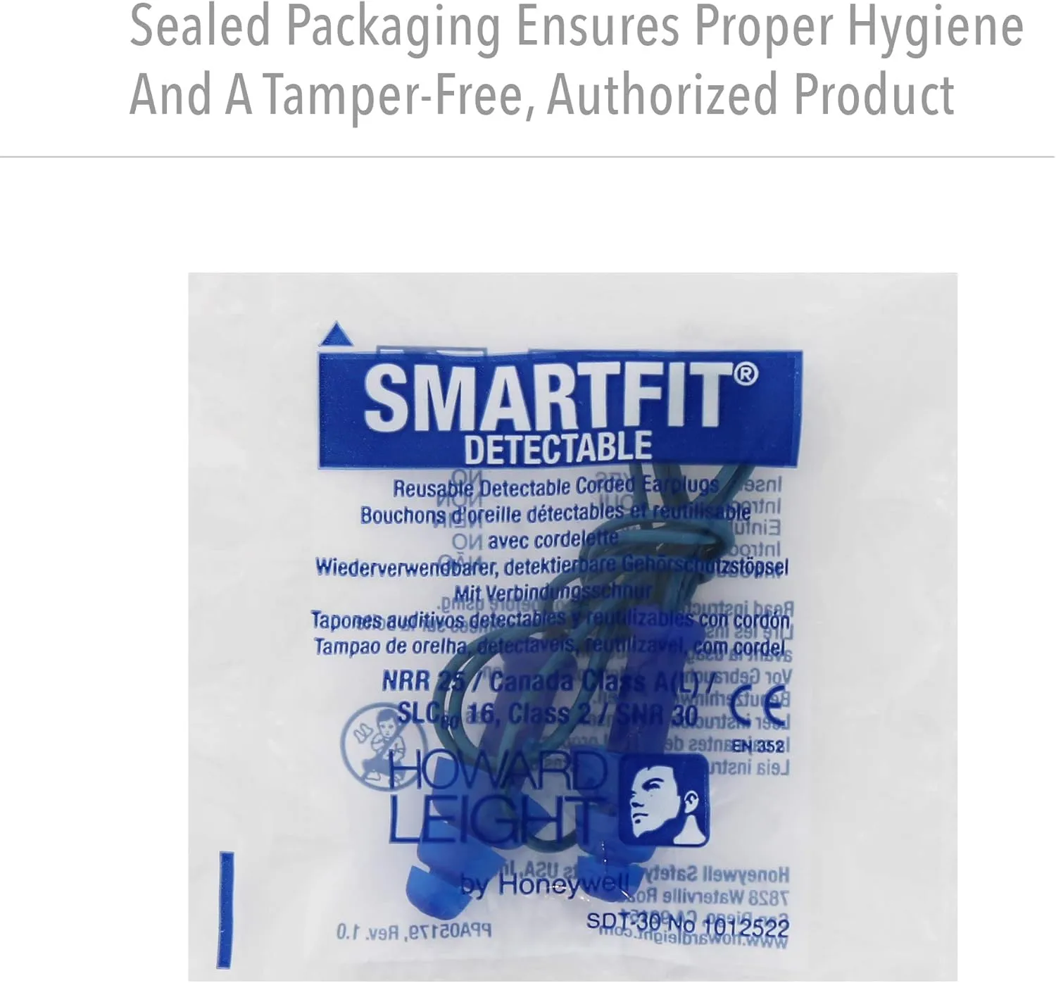 Howard Leight by Honeywell SmartFit Heat-Activated Reusable Earplugs