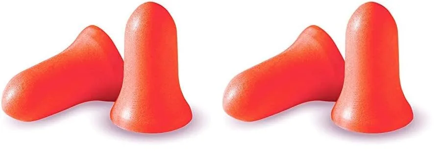 Howard Leight Super Leight Disposable Foam Shooting Earplugs, 5-Pairs (R-84133) (Pack of 2) Orange 5 Count (Pack of 2)