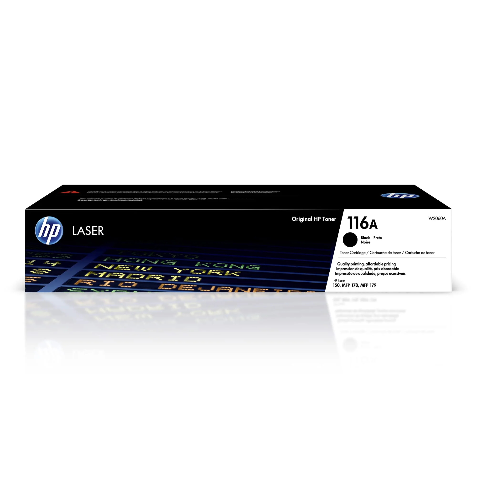 HP 116A Black Toner Cartridge | Works with HP Color Laser 150/178/179 | W2060A