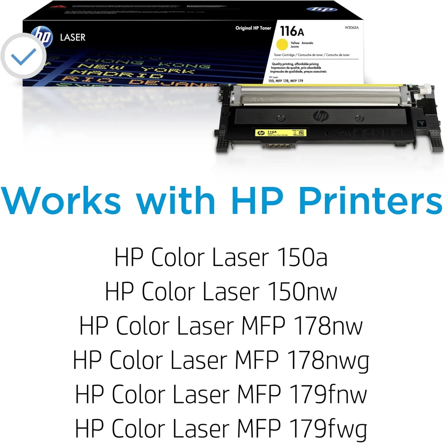 HP 116A Magenta Original Laser Toner Cartridge (W2063A) - 700 Page Yield