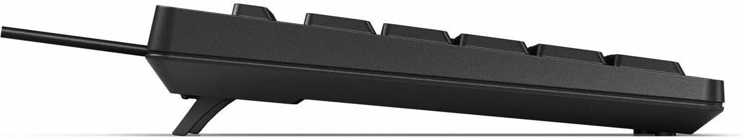 HP 125 Wired Keyboard - Cable Connectivity - USB Type A Interface - Copilot Hot Key(s) - Windows 11, Windows 10 - PC - Recycled Plastic - Plunger Keyswitch - Black