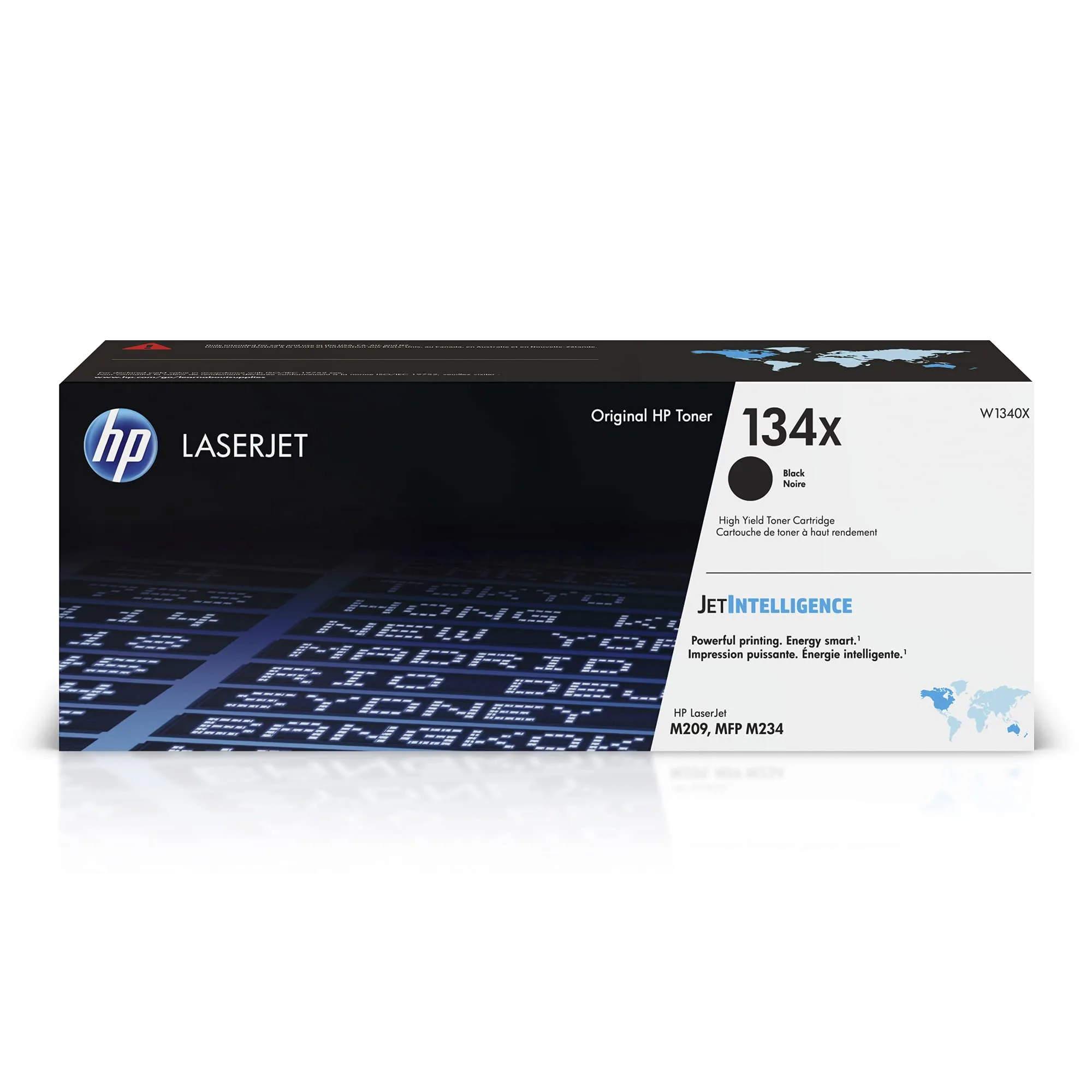 HP 134X Black High-Yield Toner Cartridge (W1340X) - 2400 Pages