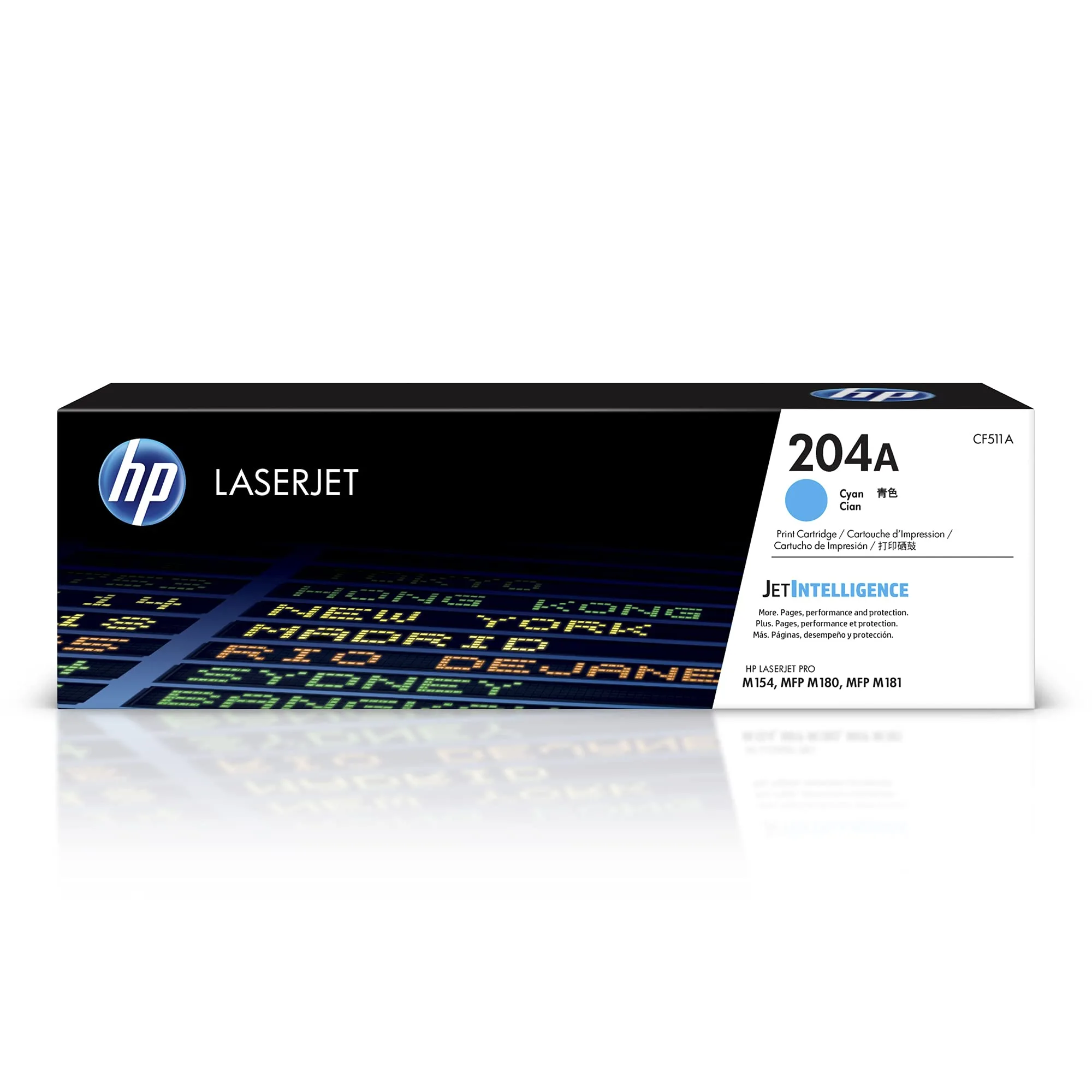 HP 204A Cyan Toner Cartridge CF511A - Original HP 900 Page Yield