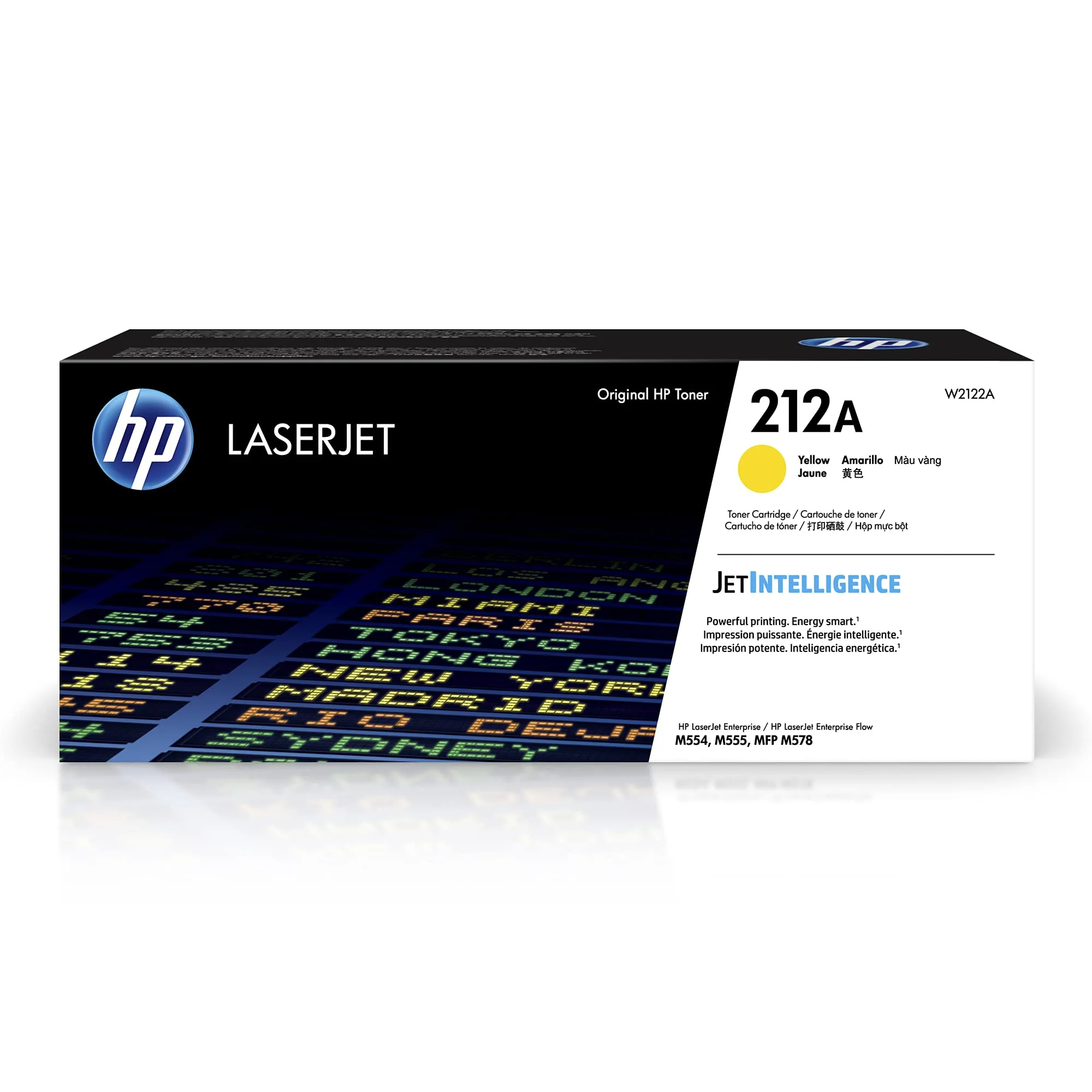 HP 212A Yellow Toner Cartridge (W2122A) for Color LaserJet Enterprise M554/M555/M578