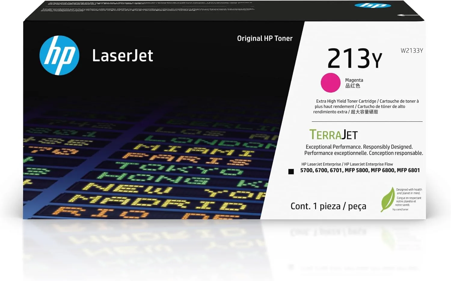 HP 213Y Extra High-Yield Magenta LaserJet Toner Cartridge W2133Y