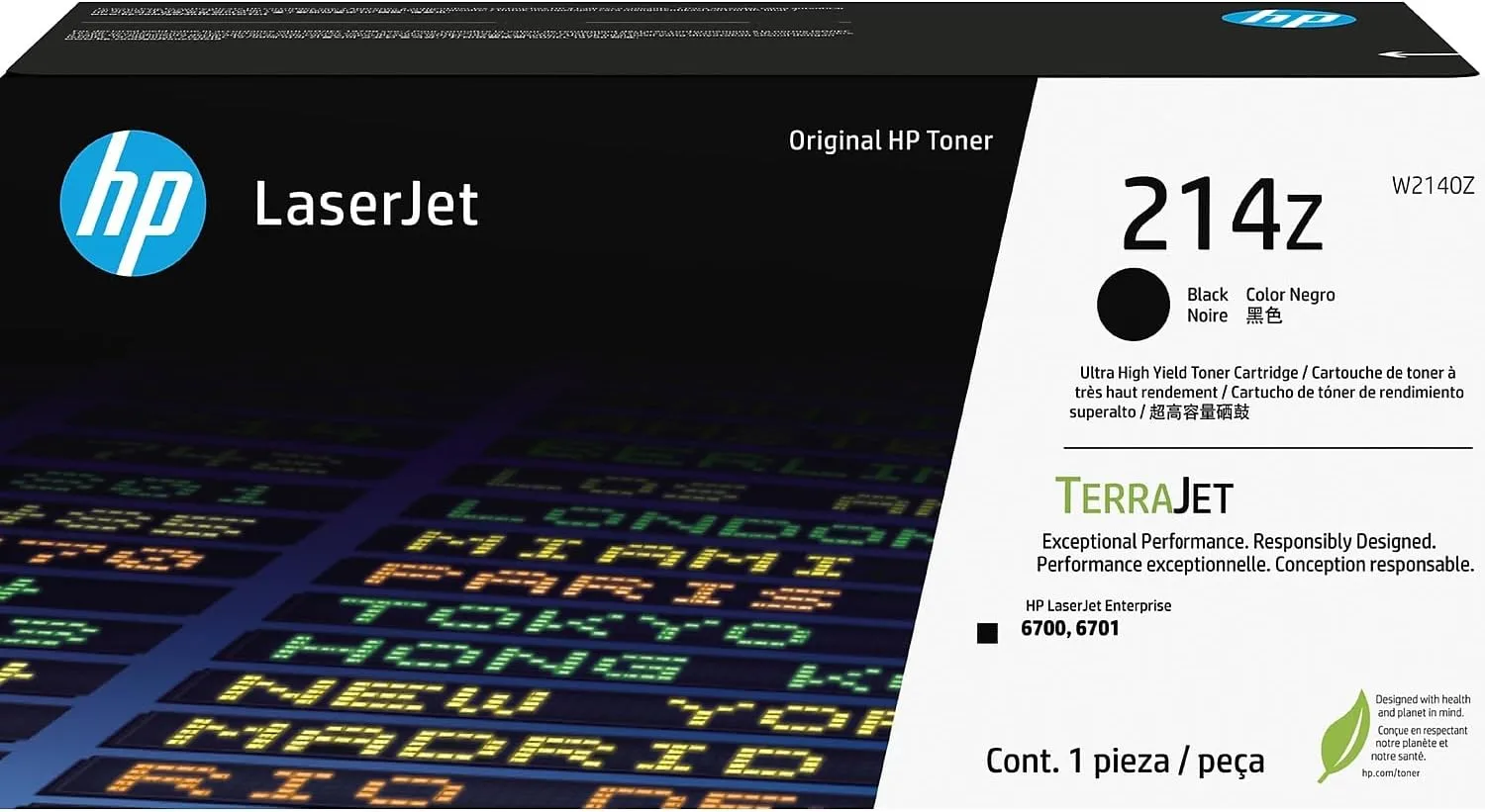 HP 214Z (W2140Z) Black Original Laserjet Toner