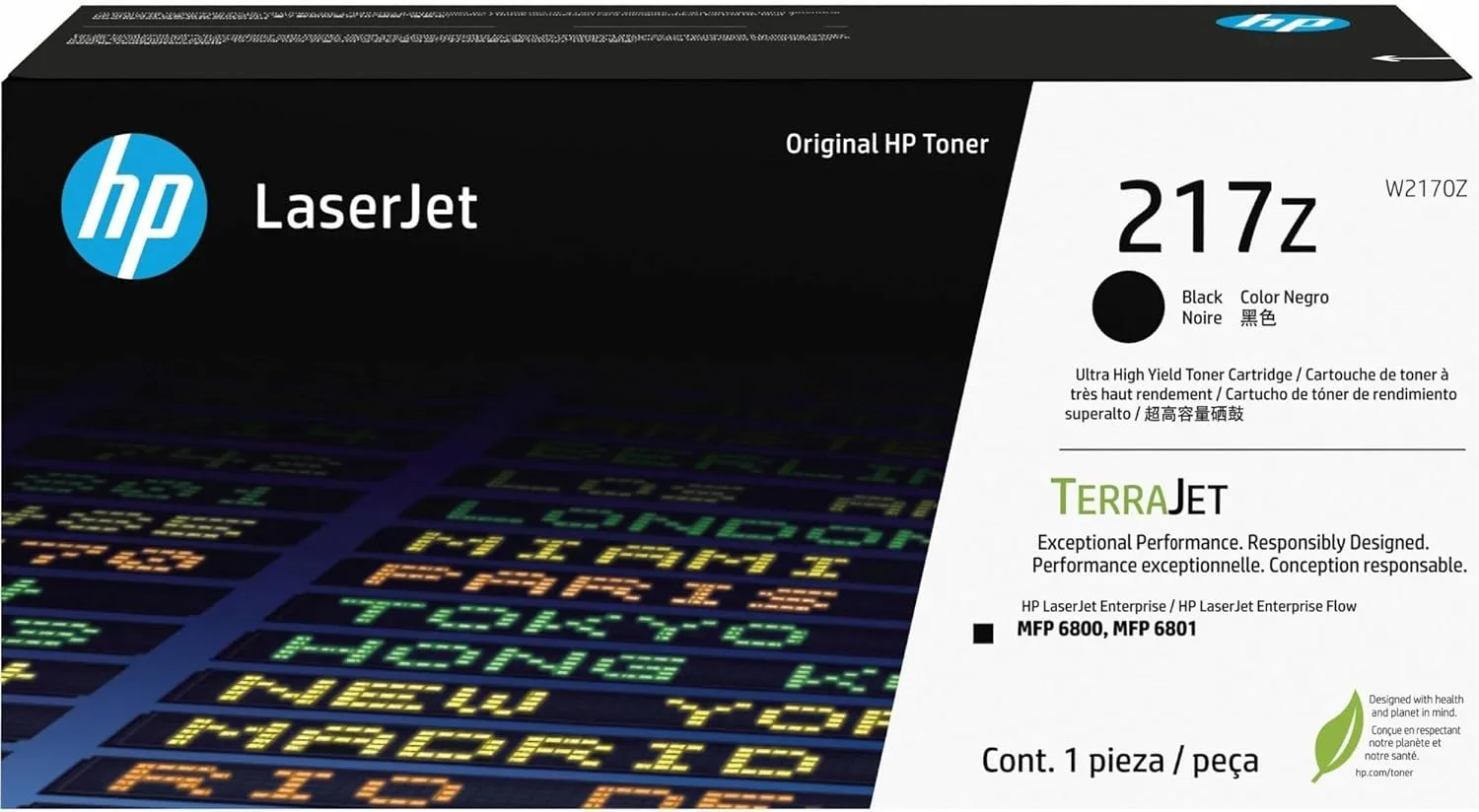 HP 217Z (W2170Z) Ultra High-Yield Black Original LaserJet Toner Cartridge