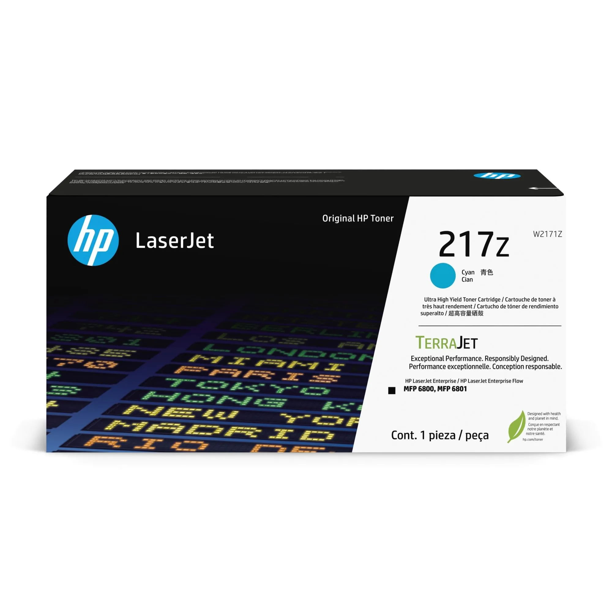 HP 217Z (W2171Z) Cyan Original Laserjet Toner