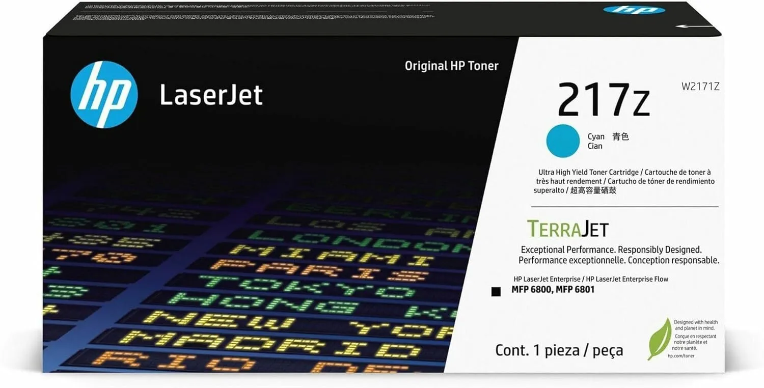 HP 217Z (W2171Z) Cyan Original Laserjet Toner