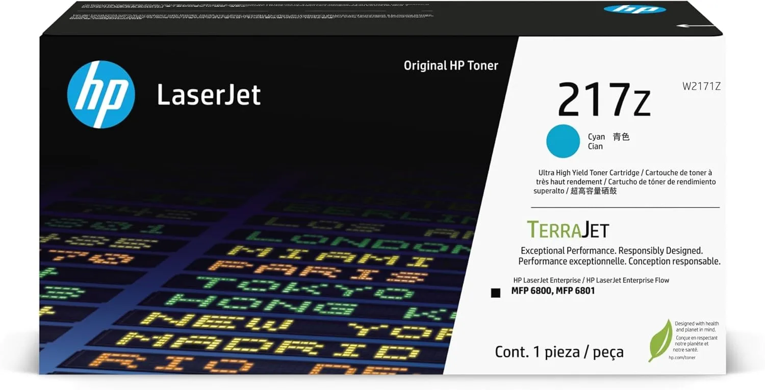 HP 217Z (W2171Z) Cyan Original Laserjet Toner