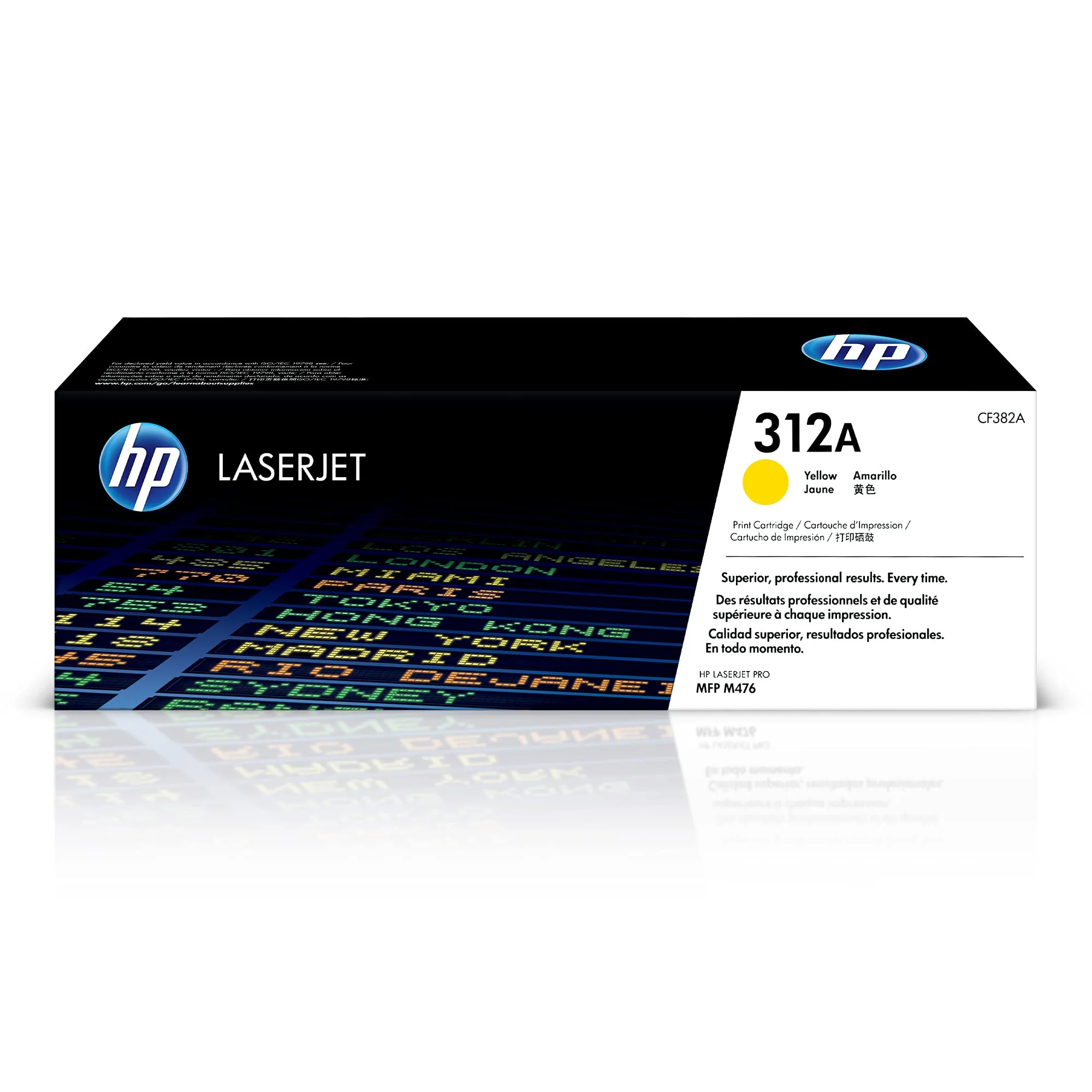 HP 312A (CF382A) Yellow Toner Cartridge – 2700 Page Yield