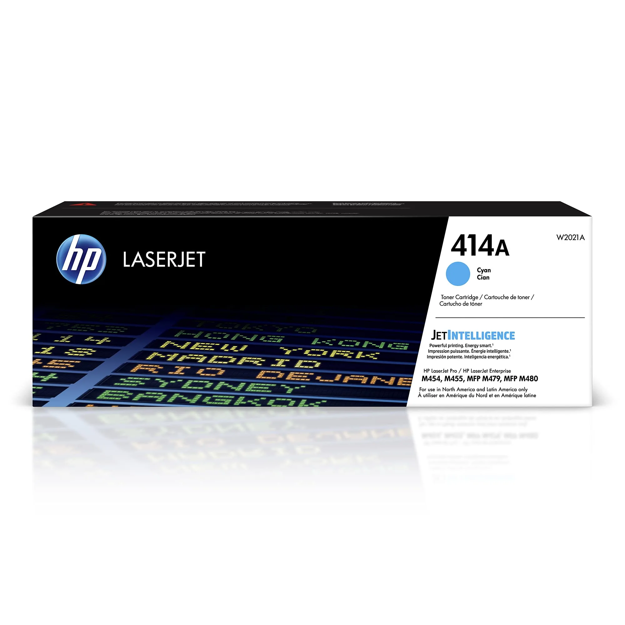 HP 414A Cyan Toner Cartridge (W2021A) — 2,100 Page Yield