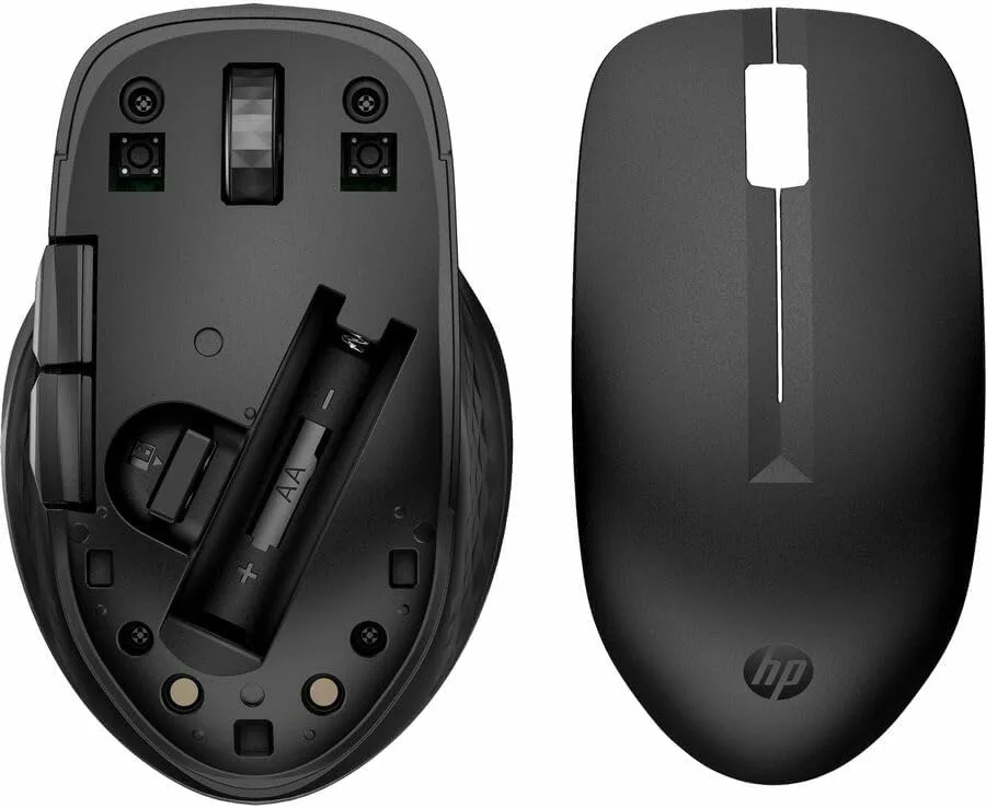 HP 435 Multi-Device Wireless Mouse (3B4Q5UT) – Bluetooth & USB-A, 4000 dpi, 5 Buttons