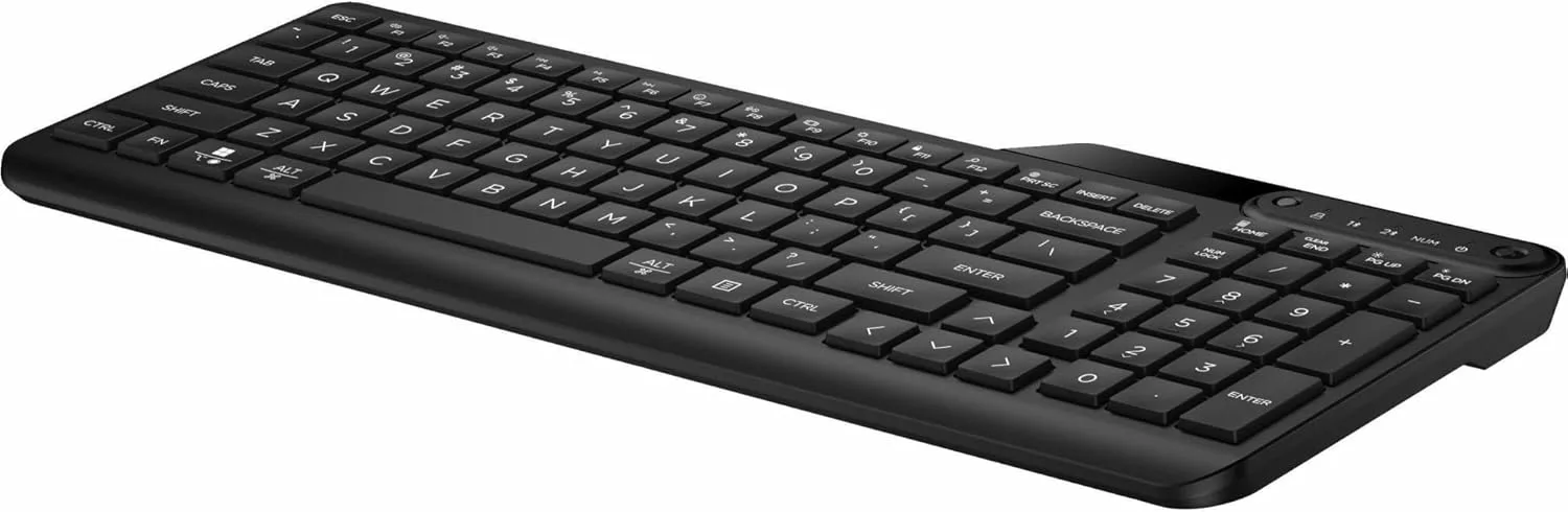 HP 475 Dual-Mode Wireless Keyboard - Bluetooth & USB Type-A