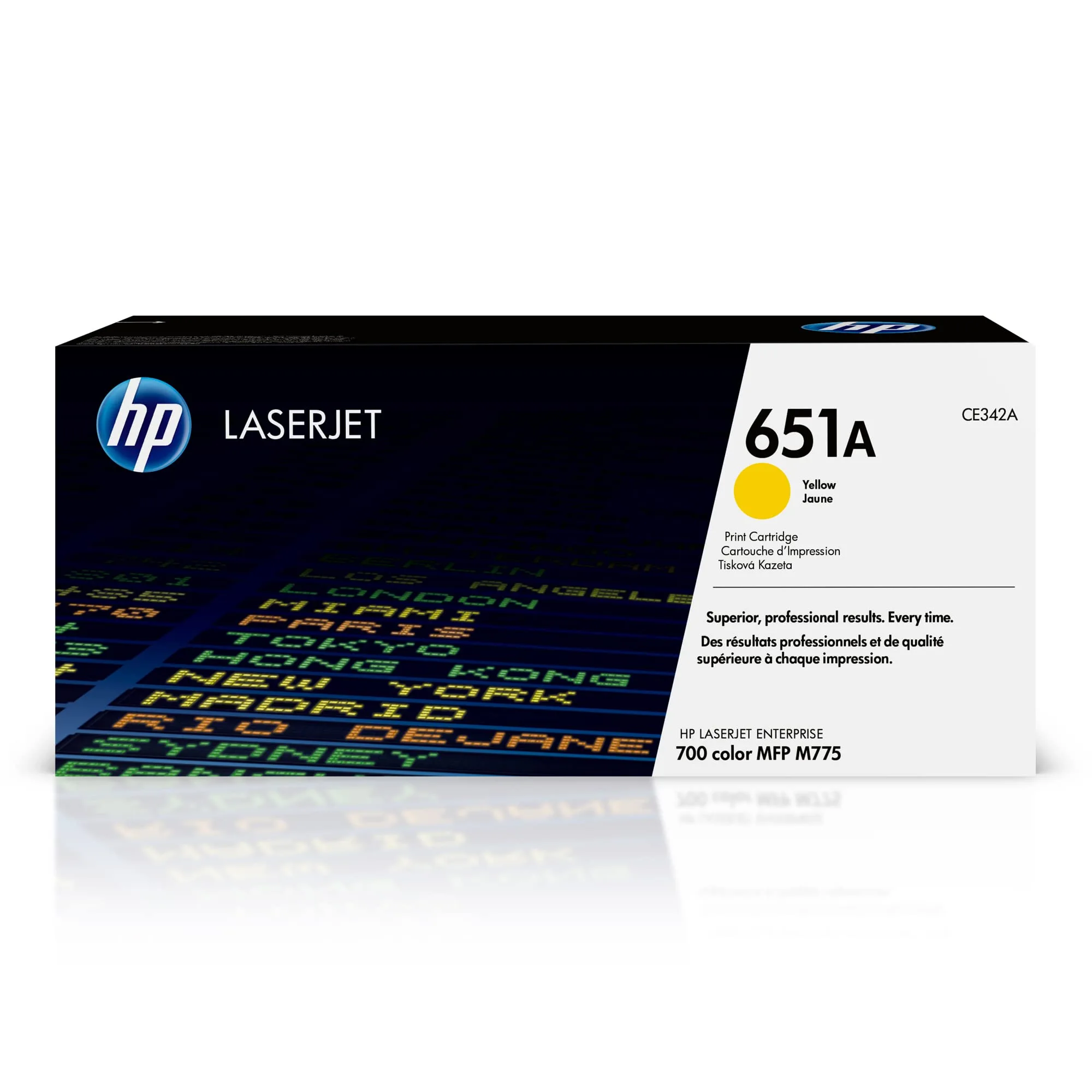 HP 651A Yellow Toner Cartridge | Works Laserjet Enterprise 700 Color MFP M775 Series | CE342A