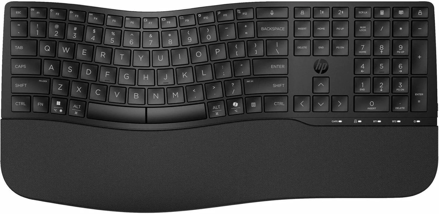 HP 685 Comfort Dual-Mode Keyboard for Business - Bluetooth/RF Wireless