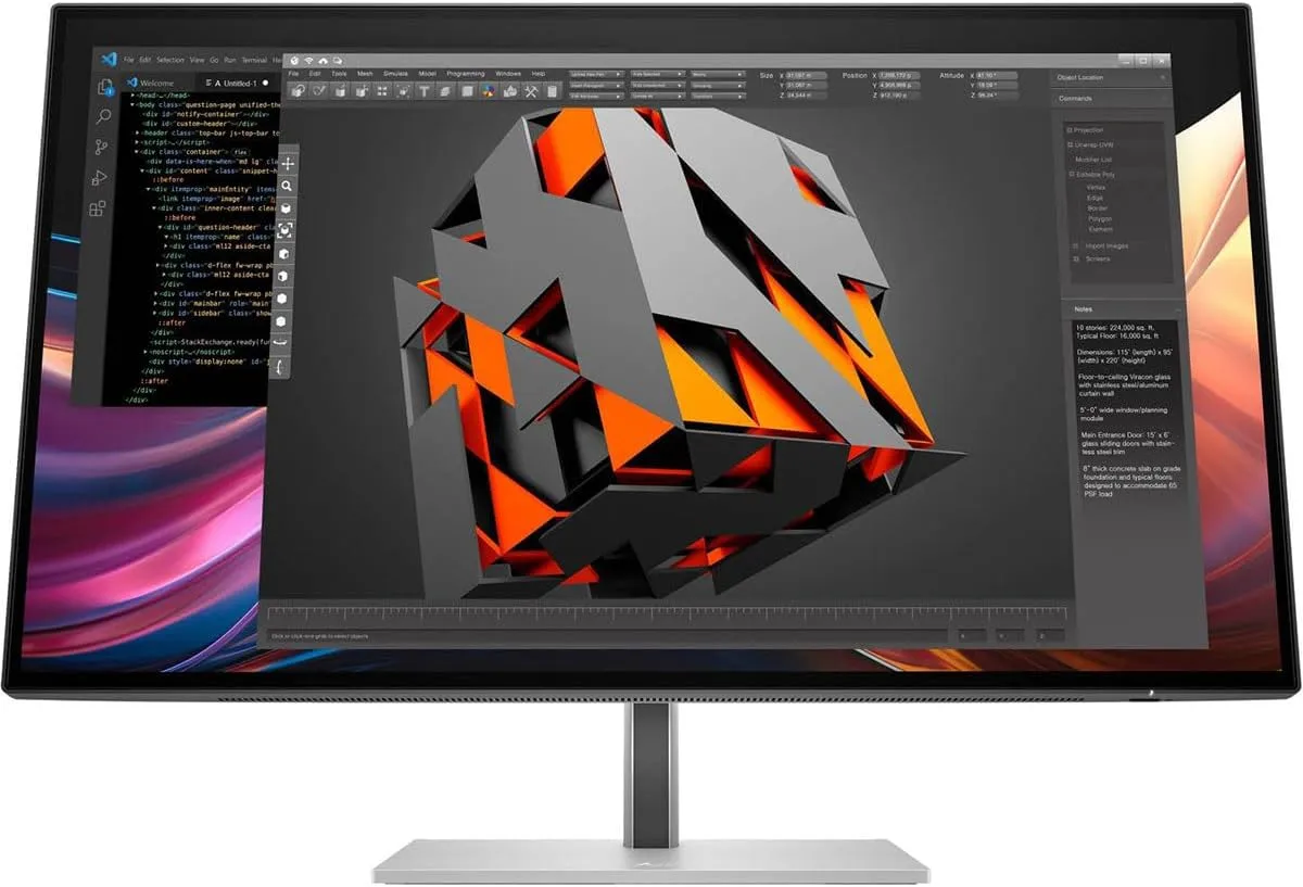 HP 727pq 27in WQHD LED Monitor - Natural Silver