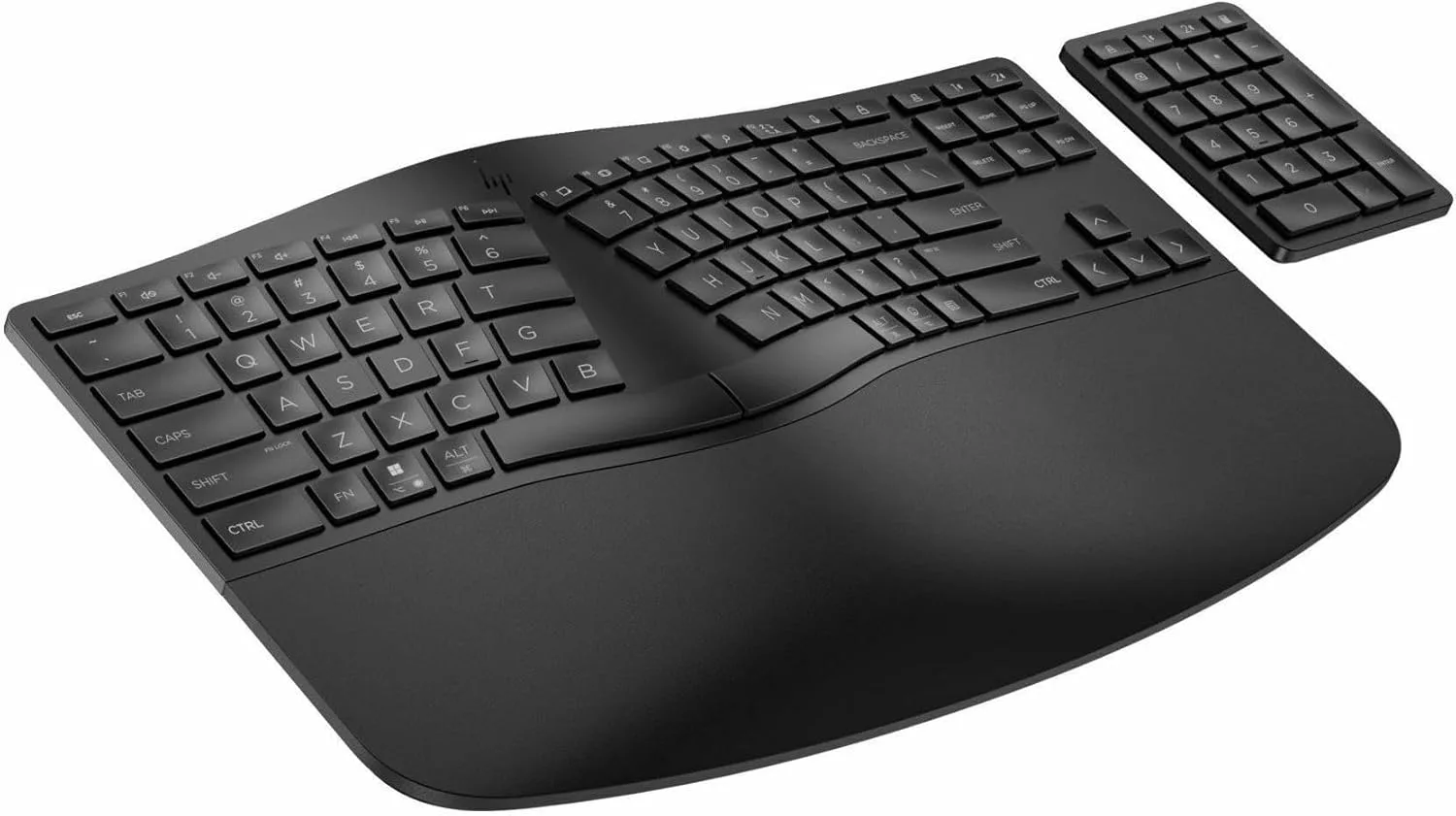 HP 965 Ergonomic Wireless Keyboard - Bluetooth, USB Type-A, 33 ft - English (US)