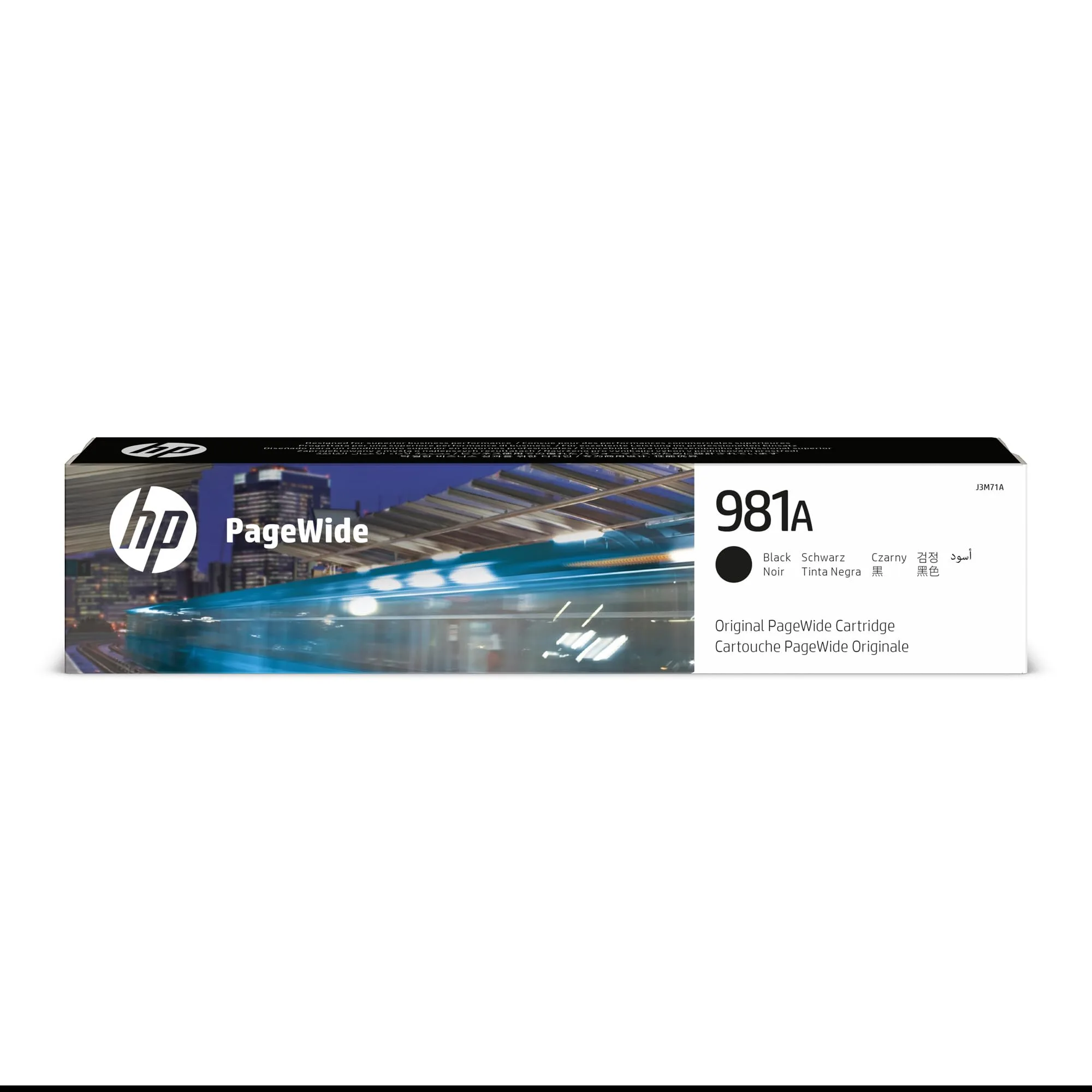 HP 981A PageWide Black Ink Cartridge (J3M71A) - 6000 Page Yield
