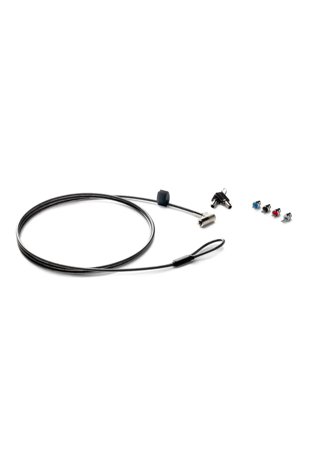 HP Cable Lock - 6 ft Cable - Keyed Lock - Galvanized Steel - for Notebook, Monitor, Tablet, Docking Station