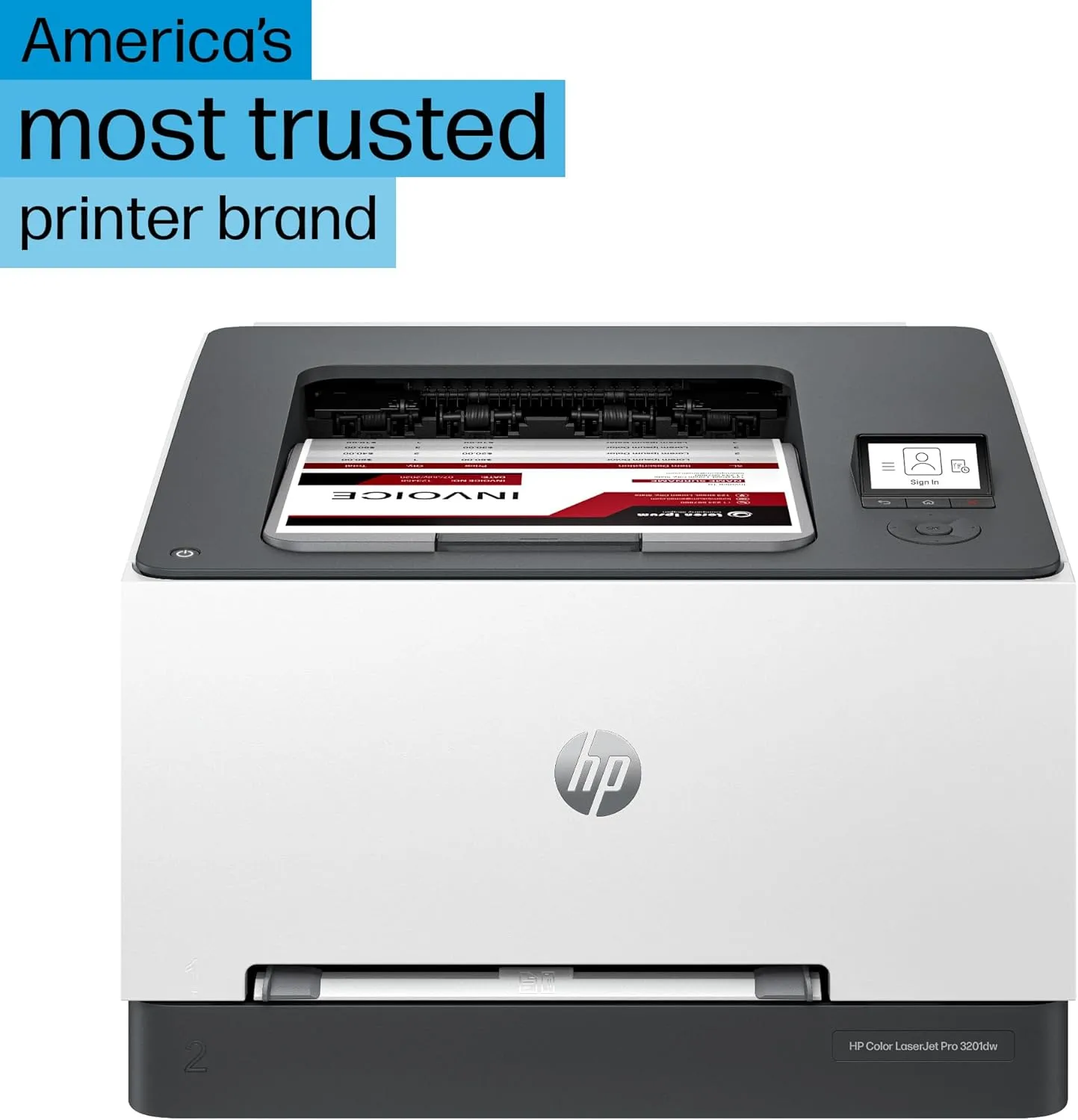 HP Color LaserJet Pro 3201dw Wireless Color Laser Printer