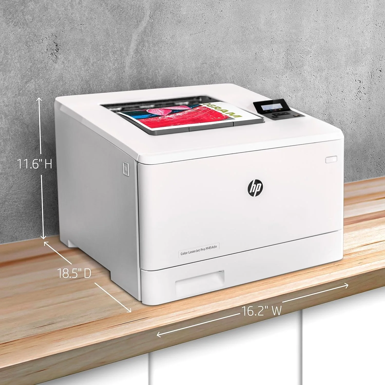 HP Color LaserJet Pro Color Laser Printer, Ethernet & Duplex