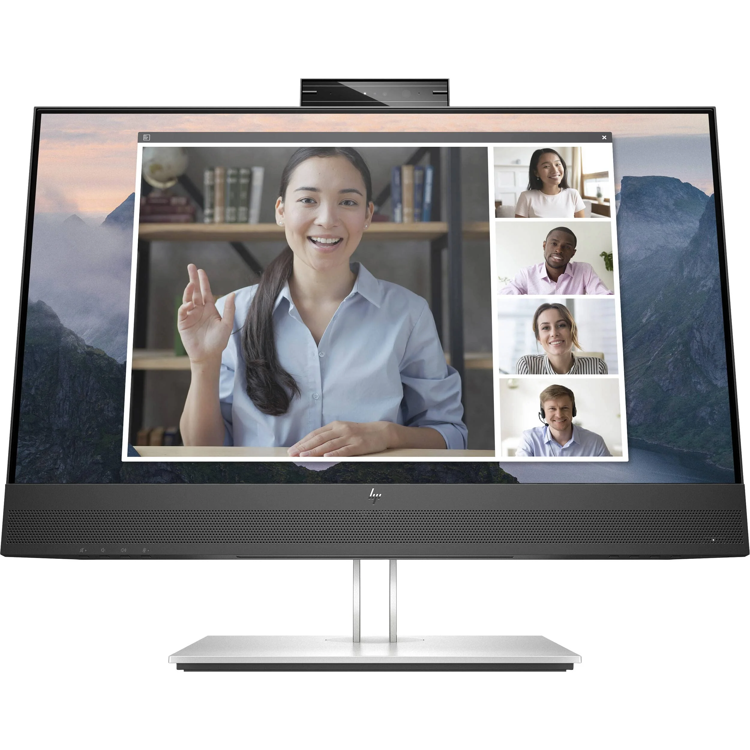 HP E24mv G4 23.8" Full HD LCD Monitor 16:9 IPS, Anti Reflective, 1920 x 1080, HDMI - VGA - DisplayPort, USB Hub, Webcam