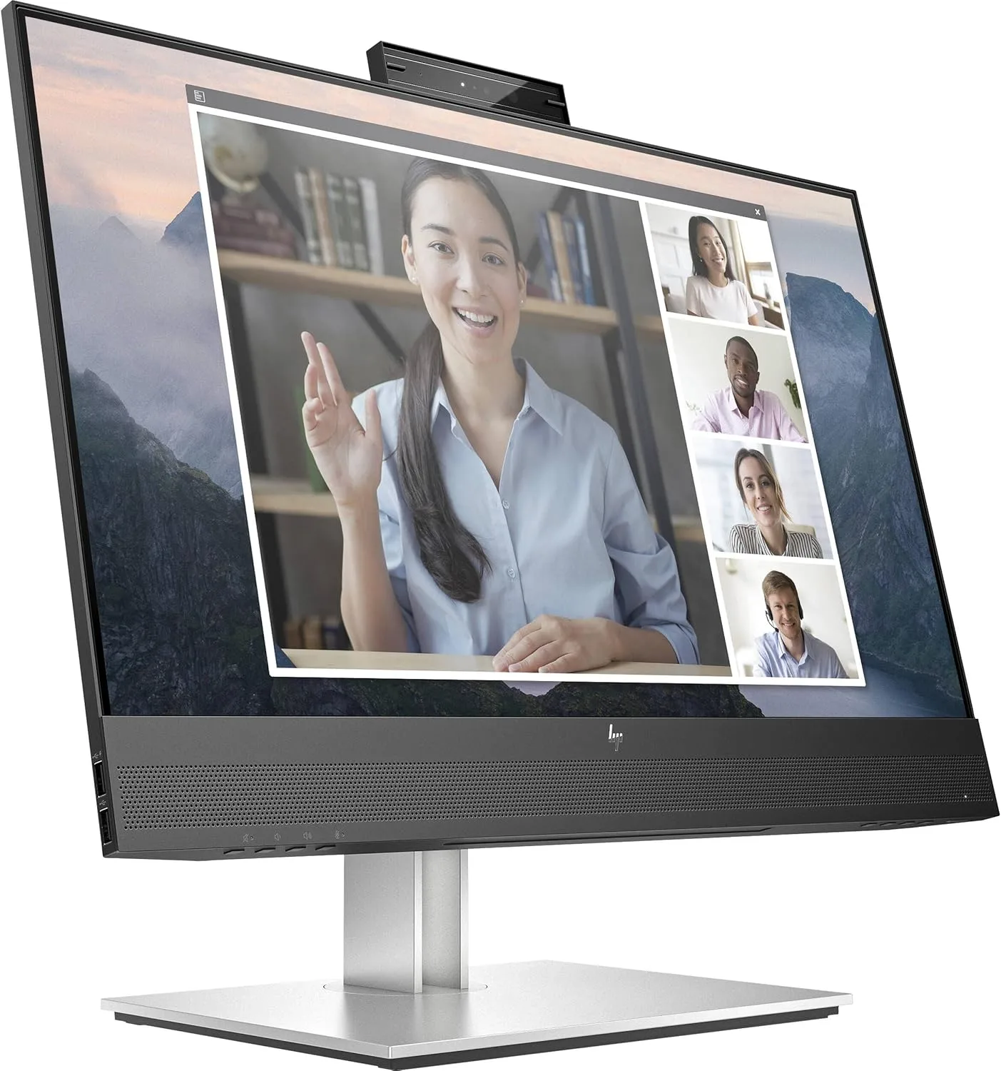 HP E24mv G4 23.8" Full HD LCD Monitor 16:9 IPS, Anti Reflective, 1920 x 1080, HDMI - VGA - DisplayPort, USB Hub, Webcam