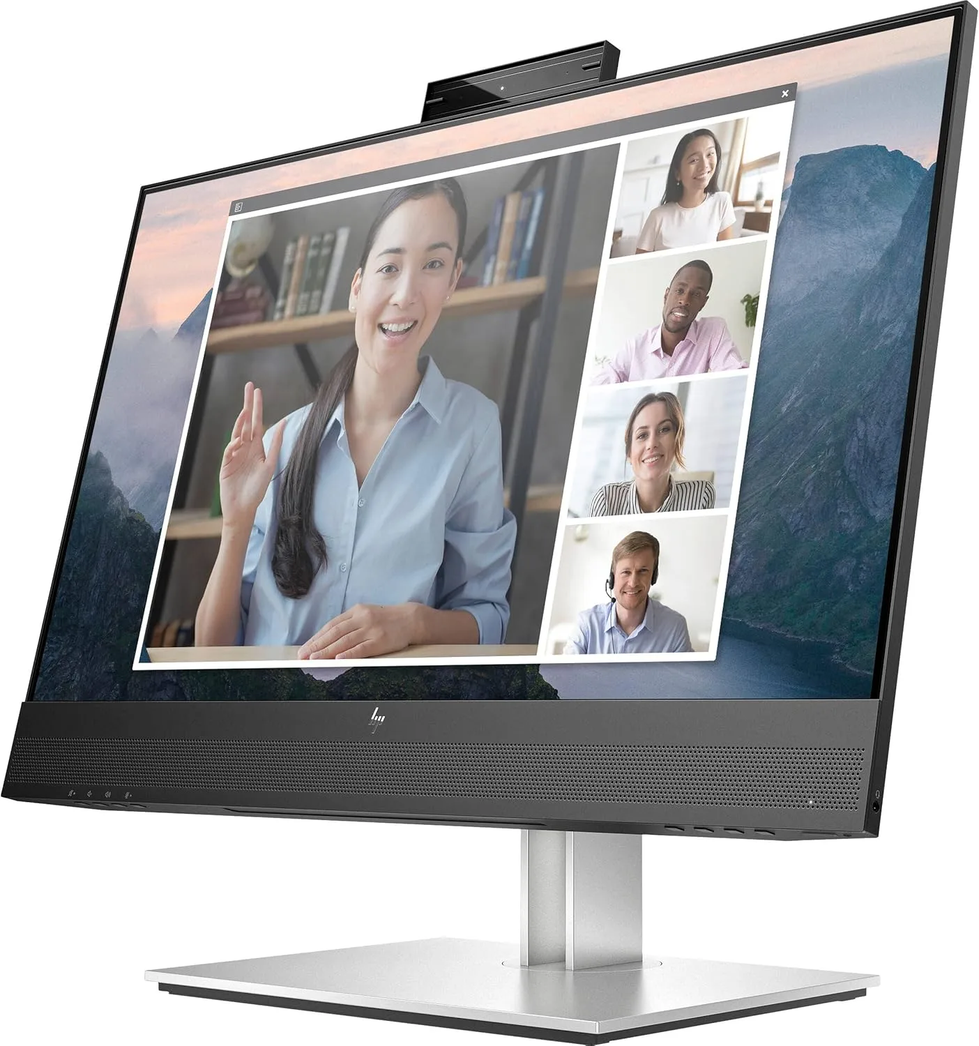 HP E24mv G4 23.8" Full HD LCD Monitor 16:9 IPS, Anti Reflective, 1920 x 1080, HDMI - VGA - DisplayPort, USB Hub, Webcam