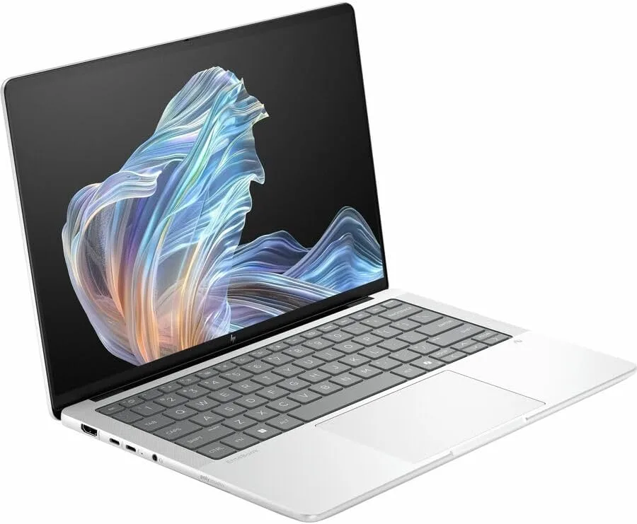 HP EliteBook X G1a 14" Notebook Next Gen AI PC - 2.8K - 2880 x 1800 - (AMD Ryzen AI 7 PRO 360 Octa-core (8 Core) 2 GHz) - 16 GB Total RAM - 16 GB On-Board Memory - 512 GB SSD - Glacier Silver - Smart