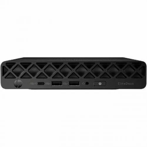 HP EliteDesk 8 Mini G1i Desktop Computer - Intel Core Ultra 7 265T - 16GB/256GB - Jack Black - Windows 11 Pro