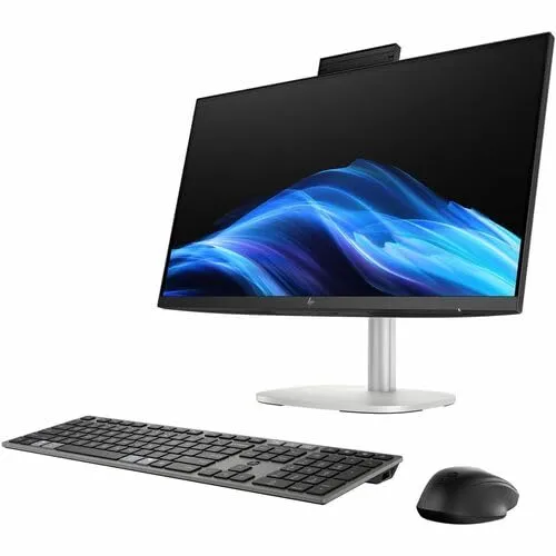 HP EliteStudio 8 AiO G1i All-in-One Computer - Intel Core Ultra 5 235 - vPro Technology - 32 GB - 512 GB SSD - 23.8" Full HD - Pike Silver - Intel Q870 Chip - 1920 x 1080 - Windows 11 Pro