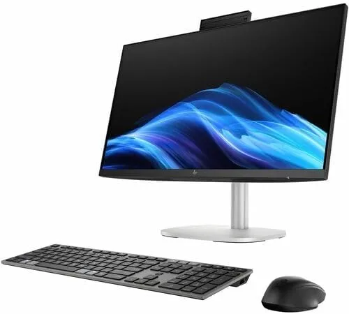 HP EliteStudio 8 AiO G1i All-in-One Computer - Intel Core Ultra 5 235 - vPro Technology - 32 GB - 512 GB SSD - 23.8" Full HD - Pike Silver - Intel Q870 Chip - 1920 x 1080 - Windows 11 Pro