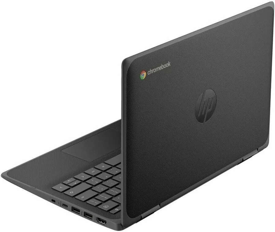 HP Fortis G5 11.6" Touchscreen Convertible 2-in-1 Chromebook - Intel N200, 8GB, 64GB - Jack Black